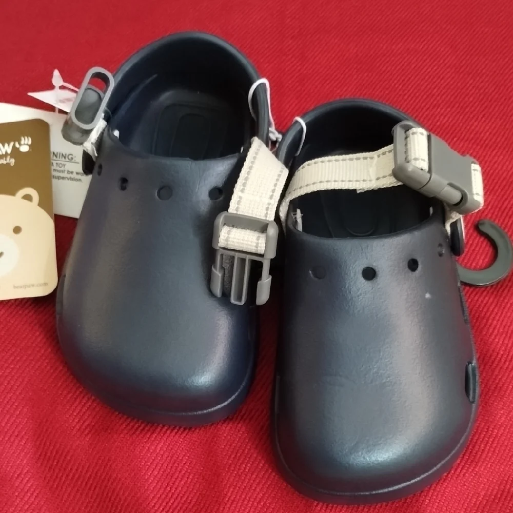 BearPaw Kids Navy Water Shoes